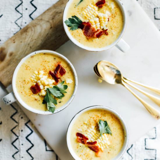 Creamy Bacon Corn Chowder