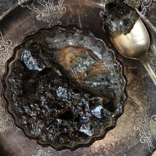 Black Sesame Creme Brulee