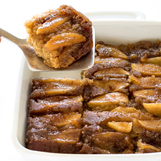 Caramel Apple Upside Down Cake