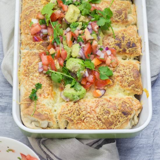 Easy Chipotle Chilli Beef Enchilada