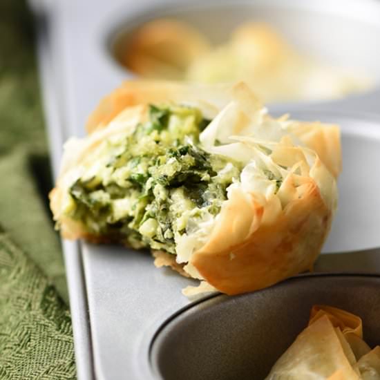 Spanakopita Muffin Cups