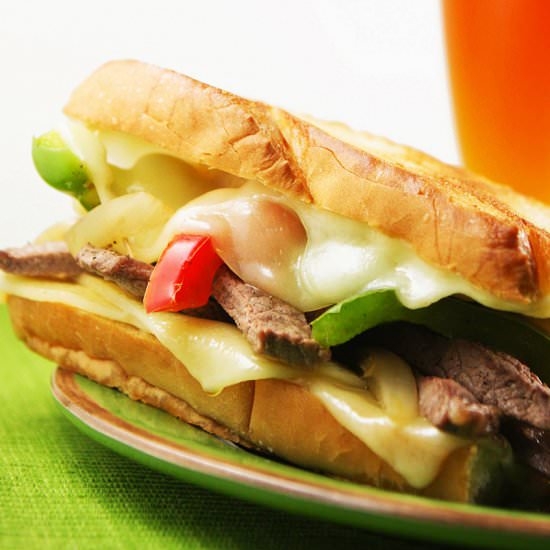 Philly Cheesesteak Grilled Cheese