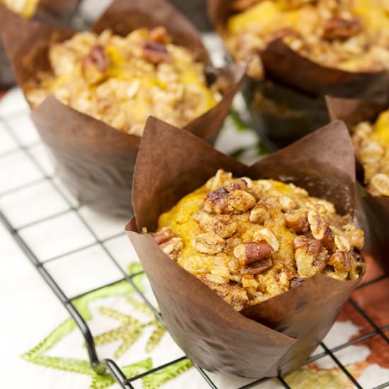 Pumpkin Pecan Muffins
