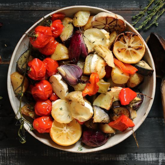 Roasted Mediterranean Vegetables
