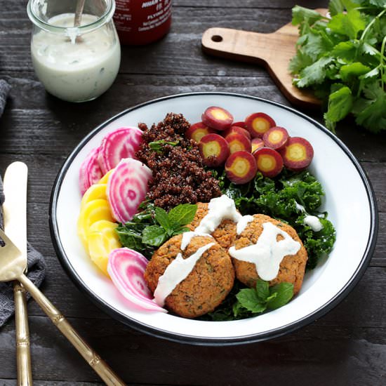 Vegan Red Lentil Falafel