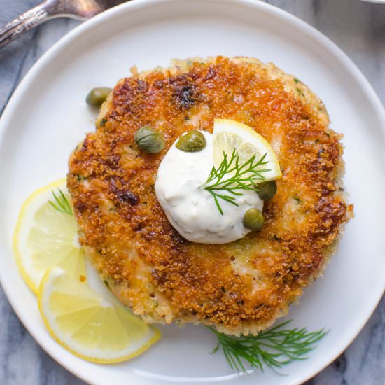 Crunchy Salmon Cakes