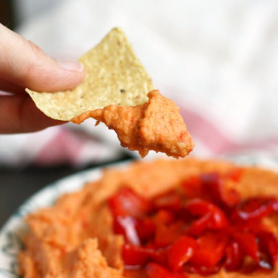 Red Pepper White Bean Dip