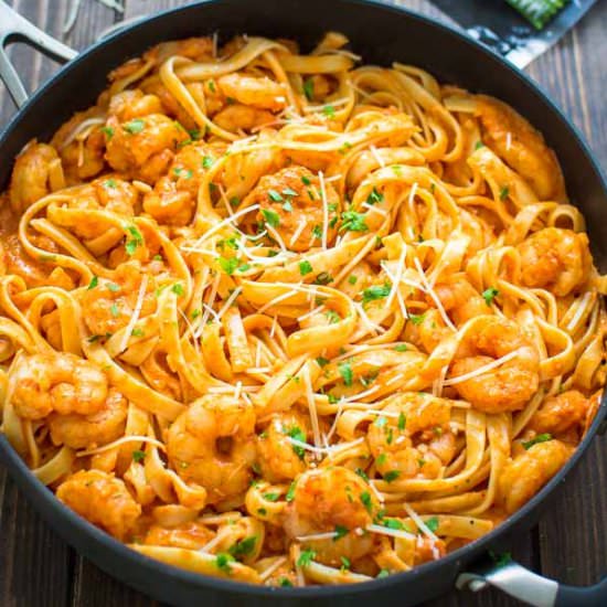 Shrimp Fettuccine