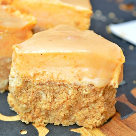Salted Caramel Pumpkin Cheesecake