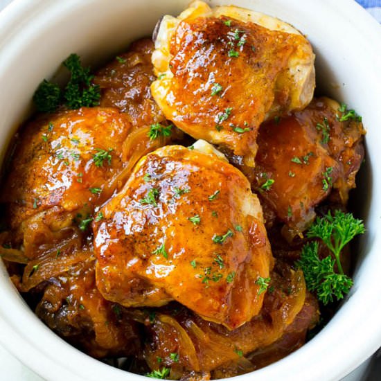Slow Cooker Apricot Chicken