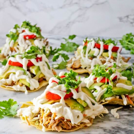 Pulled Pork Carnitas Tostados