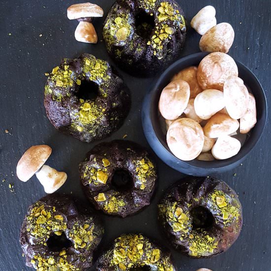 Mini Bourbon Dark Chocolate Cakes