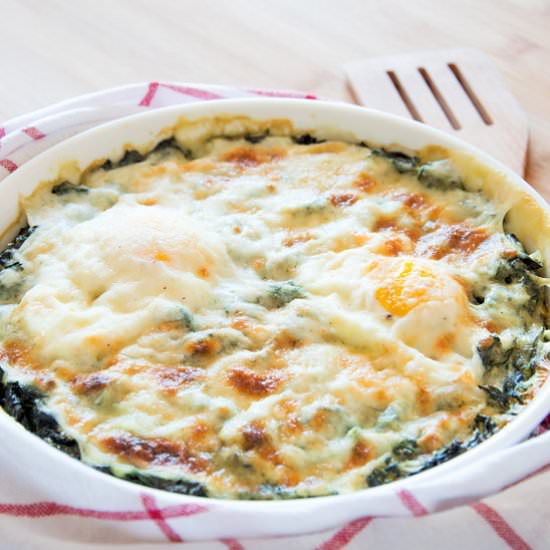 Baked Spinach Florentine