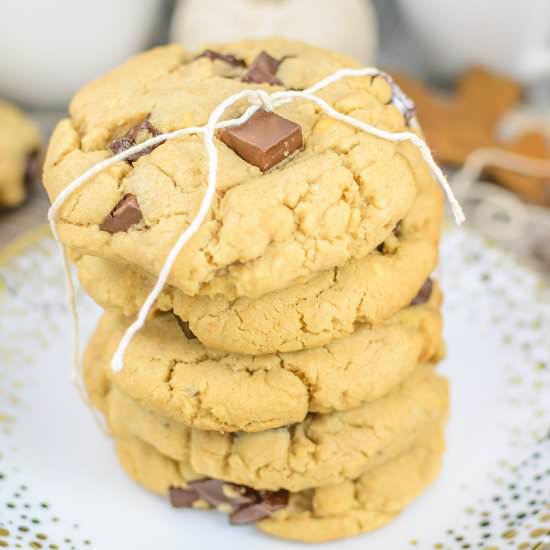 Chunky Peanut Butter Cookies