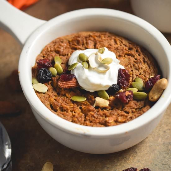 Pumpkin Spice Latte Baked Oatmeal