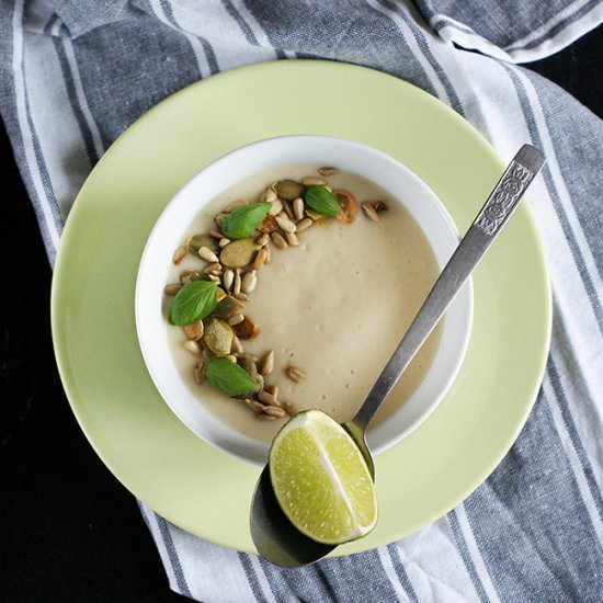 Cream of Parsley and Pear