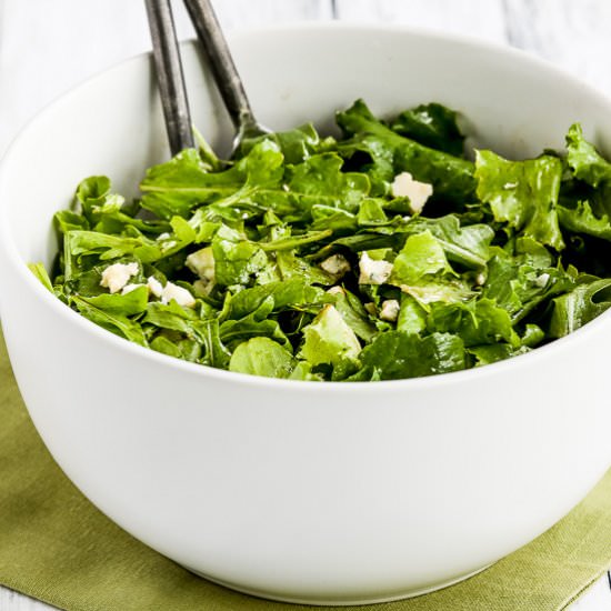 Arugula, Kale, and Gorgonzola Salad