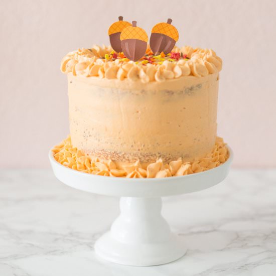 Fall Funfetti Cake
