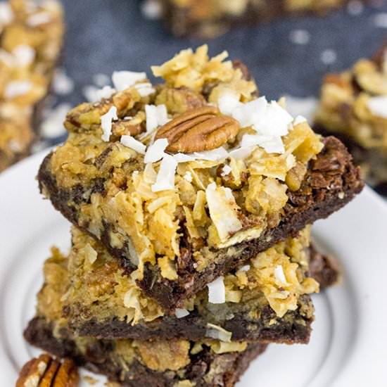 German Chocolate Brownies