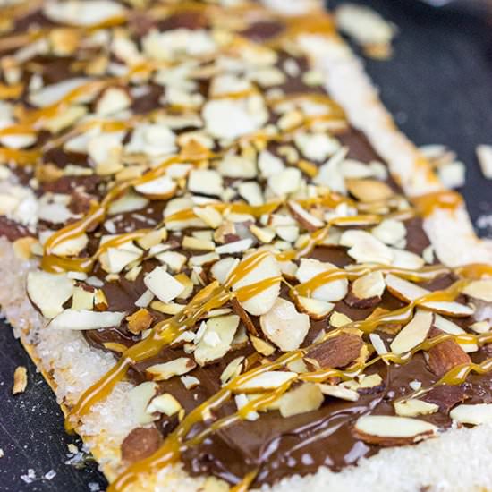 Chocolate Almond Flatbread