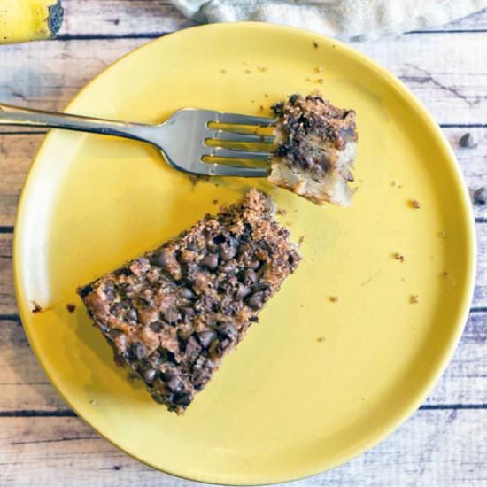 Banana Chocolate Chip Crumb Cake