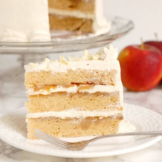 Apple Upside Down Layer Cake
