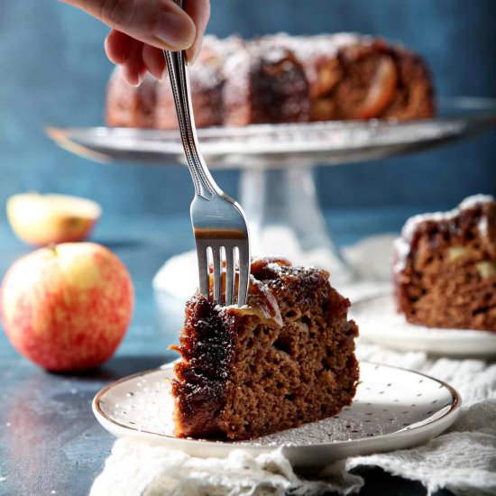 Spiced Apple Upside Down Cake