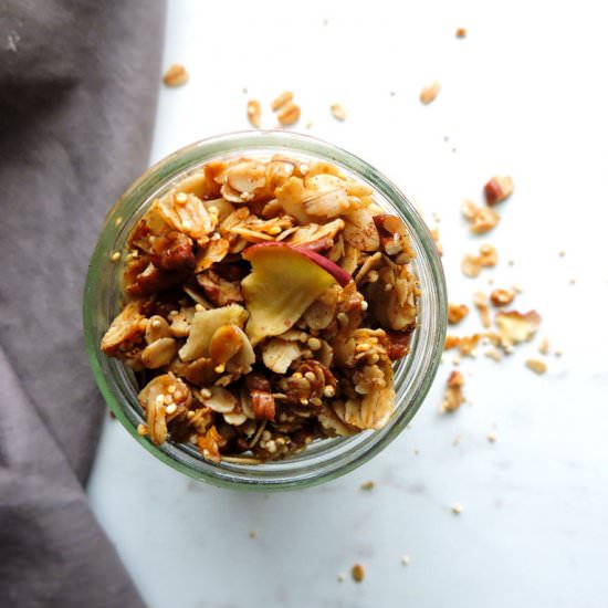 Apple Cinnamon Pecan Granola