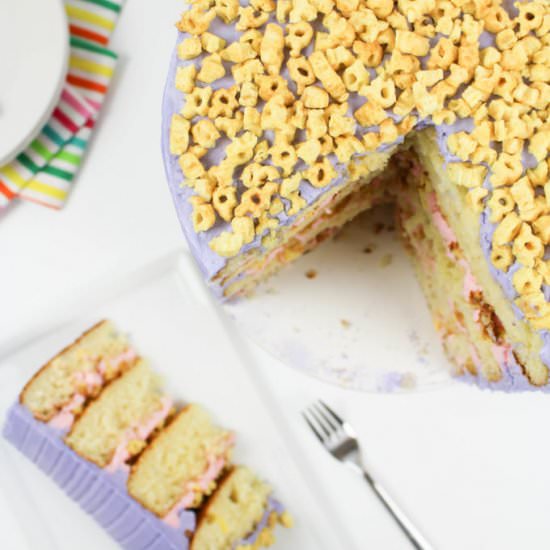 Milk and Cereal Cake