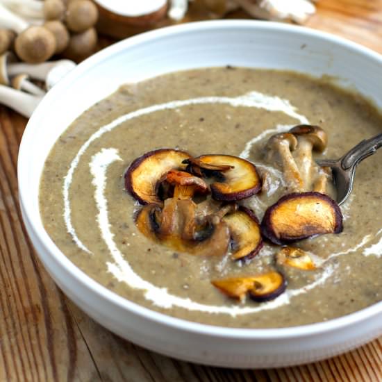 Instant Pot Mushroom Soup