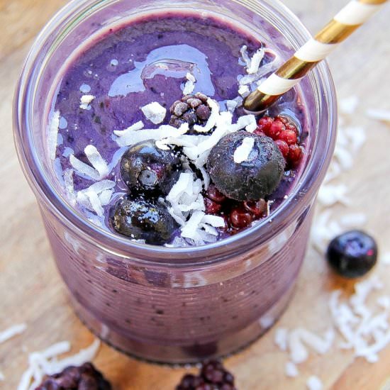 A Blackberry Smoothie