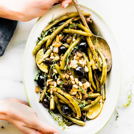 Balsamic Braised Green Beans
