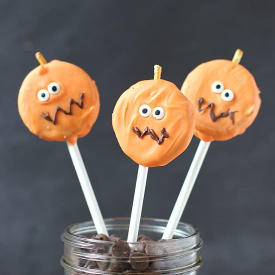 Oreo Pumpkin Pops