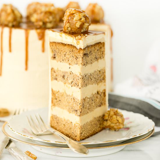 Banana Cake Brown Sugar Buttercream