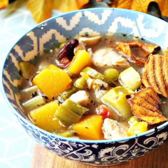 Crockpot Chicken and Vegetable Soup
