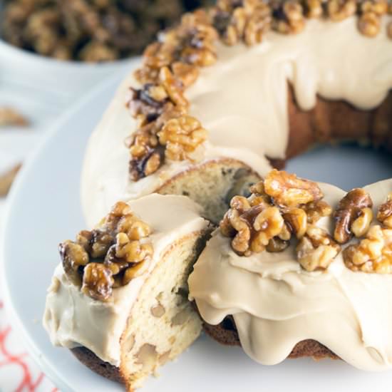 Maple Walnut Bundt Cake