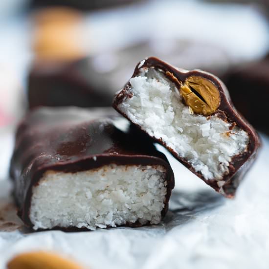 Homemade Paleo Almond Joy Bars