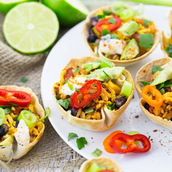 Mexican Taco Cups