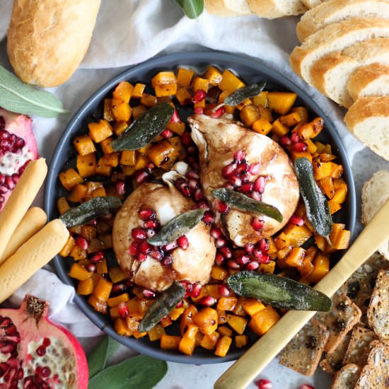 Burrata with Maple Roasted Squash