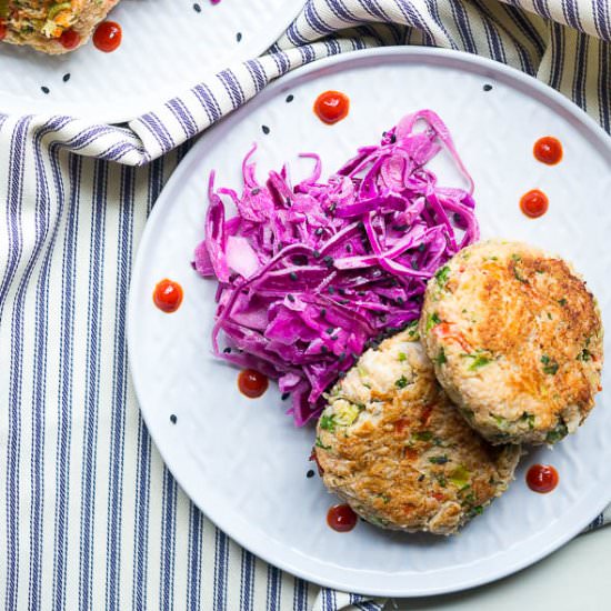 Spicy Loaded Crab Cakes