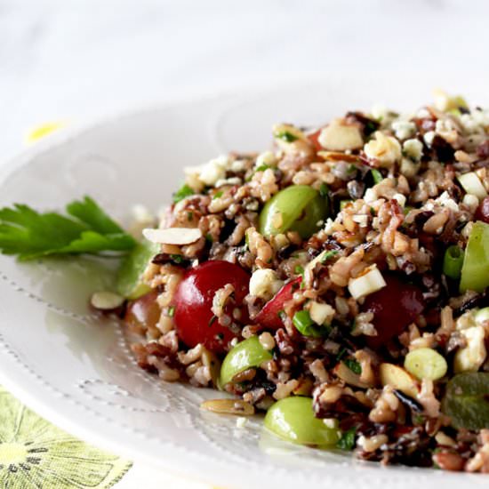 Wild Rice Salad – Miso Vinaigrette