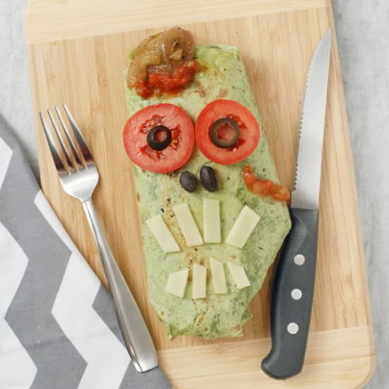 Halloween Zombie Burritos
