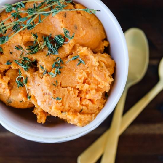 Instant Pot Mashed Sweet Potatoes