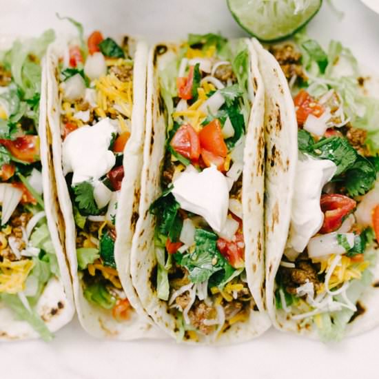 Ground Beef Tacos with DIY Seasoning