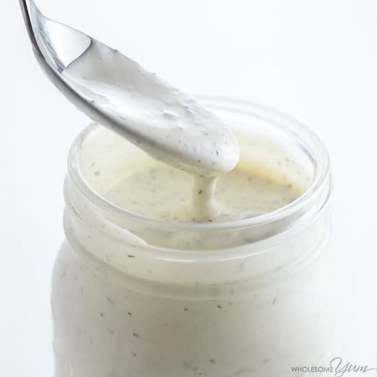 Low Carb Keto Ranch Dressing
