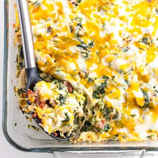 Chicken Bacon Ranch Casserole