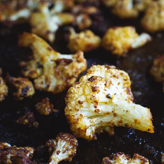 Oven Roasted Taco Cauliflower
