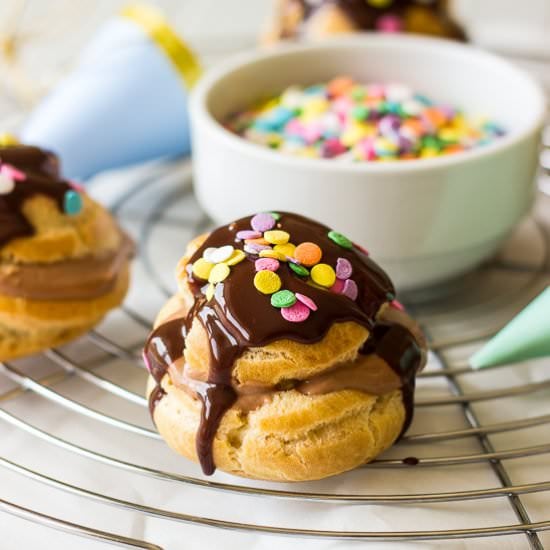 Nutella Cream Puffs