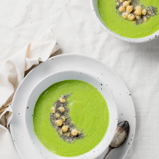 Vegan Cream Of Broccoli Soup