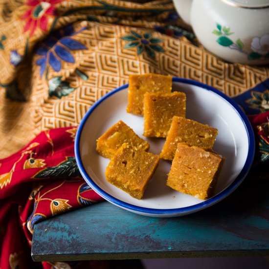Asian Baked Pumpkin Cake